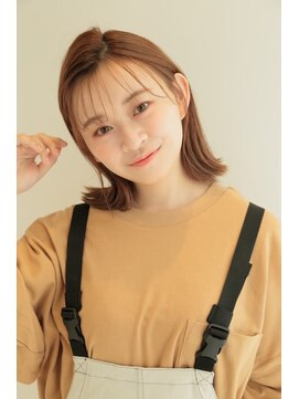 ロンド ルージュ 銀座店(Lond rouge) 抜け感 外ハネミディアム