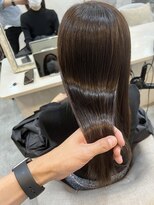 ジーナ 銀座(Zina)&nbsp;髪質改善＊テラコッタ＊20代30代40代＊くすみブルー【Zina銀座】