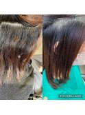 縮毛矯正で髪質改善２