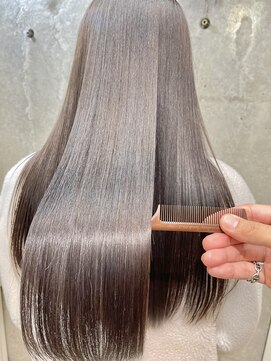 カシュカシュ(cache cache) 髪質改善☆うる艶ストレート