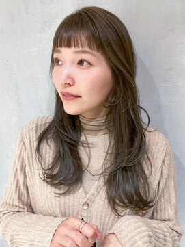 アルバム 渋谷パルコ(ALBUM) オリーブベージュレイヤー_グレージュカラーボブウルフ_ba357202