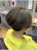シアーグレージュ×ショート【LODAT横浜】