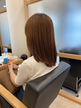  リュクスバトーバイトリコ 船橋南口店(Luxe BATEAU by tricot) 自然なケアストレート×ミディアム/20代30代40代