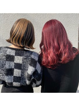 ボアップ(boappu) ＃イルミナカラー＃髪質改善＃ブリーチ＃ケアブリーチ