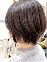 ヘアーズ ロッソ(hair's ROSSO) 酸性縮毛矯正(GMT)×ショートボブ　[30代40代50代６０代]