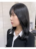 韓国レイヤー/韓国風/ボブ/髪質改善/黒髪/ブリーチなし〔池袋〕