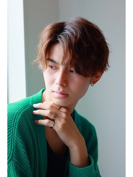 ソイクフ(SOY KUFU) MEN’S HAIR カルマパーマアッシュブラックウルフパーマ