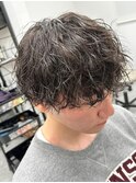 波巻きパーマツイストスパイラルパーマメンズマッシュパーマ