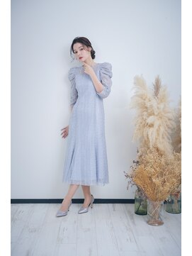 ヘアセット&メイク専門店 カスミ(Kasumi) D-120【レンタルドレス】CELFORD