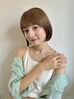 アンニュ(annuy)&nbsp;ショートボブ×オリーブベージュ