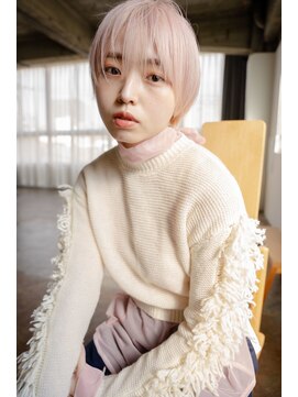 エル 桜山(yel) ハイピンクショート/髪質改善/インナーカラー/ケアブリーチ