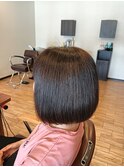 ハンドブローのみでまとまるスタイル