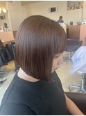 切りっぱなしボブ