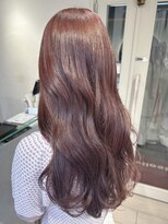 テトラ バイ ネオリーブ 横浜西口店(tetra by neolive)&nbsp;ブリーチ無しWカラーピンクブラウン＊*【横浜】