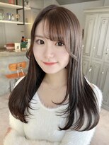 ミミバイカシュカシュ(mimi by cache cache)&nbsp;レイヤーカット透明感カラーベージュカラー