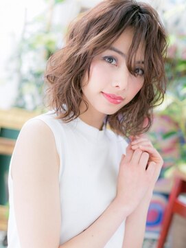 カバーヘア ブリス 北浦和(COVER HAIR bliss) 韓国風巻きフェイスフレーミングミディアムh3北浦和20代30代40代