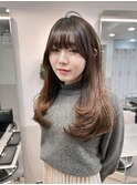 縮毛矯正してても巻けるレイヤーカット