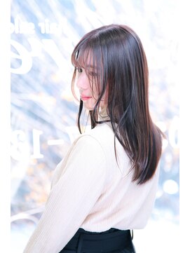 アエレ(Aere) 【Aere池袋】顔周りレイヤー×ヌードベージュストレート小林