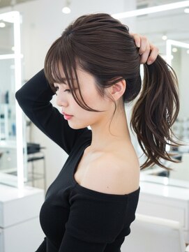 エル 新小岩(elu) 美髪/ワイドバング/レイヤーカット/くすみベージュ/新小岩駅