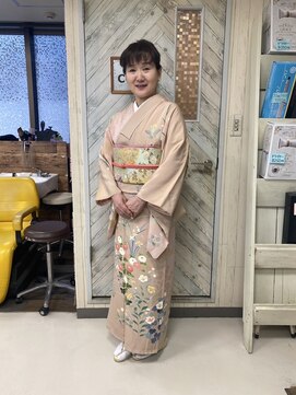 ヘアースペース 練馬店(hair space COCO) 訪問着着付けとヘアーセット