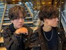 メンズカット＋シャドウパーマ￥11000