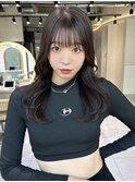 レイヤーカット小顔に見せるヘア/韓国ヘア/髪質改善/福岡/博多
