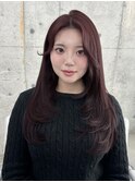 暗めラベンダー/韓国スタイル