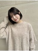 ボブ 20代30代40代ヘア 切りっぱなし 三ノ宮