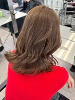 サンクマーケット 渋谷(cinq MARKET) 渋谷ミルクティーベージュハイトーンカラーヘーゼルベージュ前髪