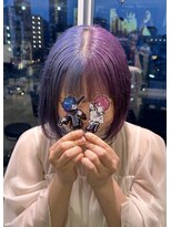 トーキョー オタクヘアー(TOKYO OTAKU HAIR)&nbsp;CrazyRaccoon　推しカラー　２トーンカラー　ボブヘア