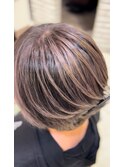 白髪率80%のミルクティーハイライト