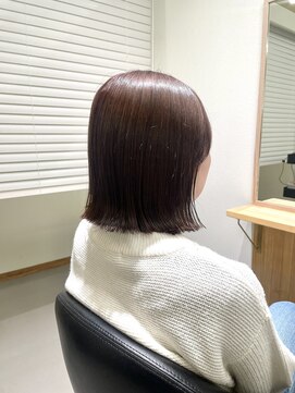 クリック(Click) 着物ヘア/大人ガーリー/ダークアッシュ/似合わせカット/小倉