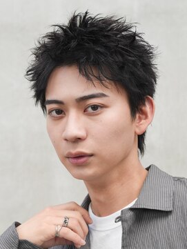 フィフスパーク(fifth PARK) 渋谷シャドウルーズパーマメンズマッシュメンズセンターパート