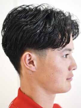 メリケンバーバーショップ コウベ(MERICAN BARBERSHOP KOBE) メンズカットバーバースタイルパーマN3