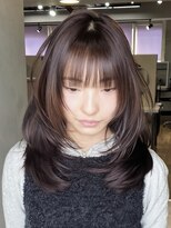 フォート(FORT) ダークグレージュ/ハッシュカット/ブリーチなしダブルカラー