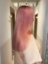 サロウィン 大宮Crest店(SALOWIN)&nbsp;◯ハイトーン　ピンク　ペール　赤髪　ロングヘア　髪質改善