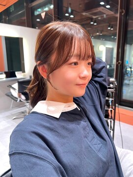 カルマ(KARMA) 小顔見せ顔まわりカット×おくれ毛