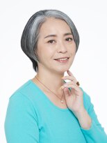 ランコントレ 50代・60代の方に◎ヘアセットが簡単 ひし形ボブ