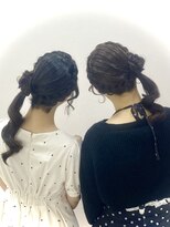 ルート(Ru-t)&nbsp;裏編み×くるみちゃんポニー♪