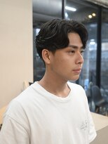 スレイ 西宮(SLAY) 波巻きハイライトアップバングツーブロックマッシュ