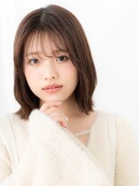 ドクターズサロン LAB 小山店&nbsp;シースルーバング透明感アッシュひし形くびれボブg小山20代30代