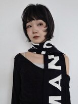 ヴィジョン(VISION)&nbsp;黒髪マッシュショートボブ/ワイドバング/顔まわりレイヤー