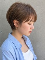 ビープ(beep)&nbsp;シースルーバングのソフトマッシュショート