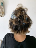 オーク たまプラーザ(OAK)&nbsp;ハーフおだんご♪【OAKたまプラーザ/イルミナカラー/髪質改善】