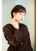 丸みショートボブ20代30代40代