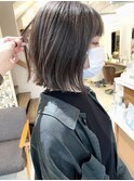 Neolive aimパツっとボブ×グレーベージュ