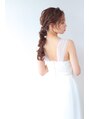 フォルテ 横浜店(FORTE)&nbsp;ブライダルヘアメイクもしております。花嫁様の人気のアレンジ