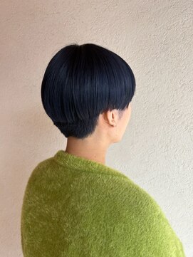 ヘアーリゾート ビッグアップ(hair resort Big up) ネイビーブルー
