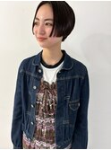 タイト×センターパートショート