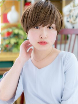 カバーヘア イヴ 戸頭店(COVER HAIR EVE) くすみカラー外国人風斜めバングマッシュヘアc5戸頭20代30代40代